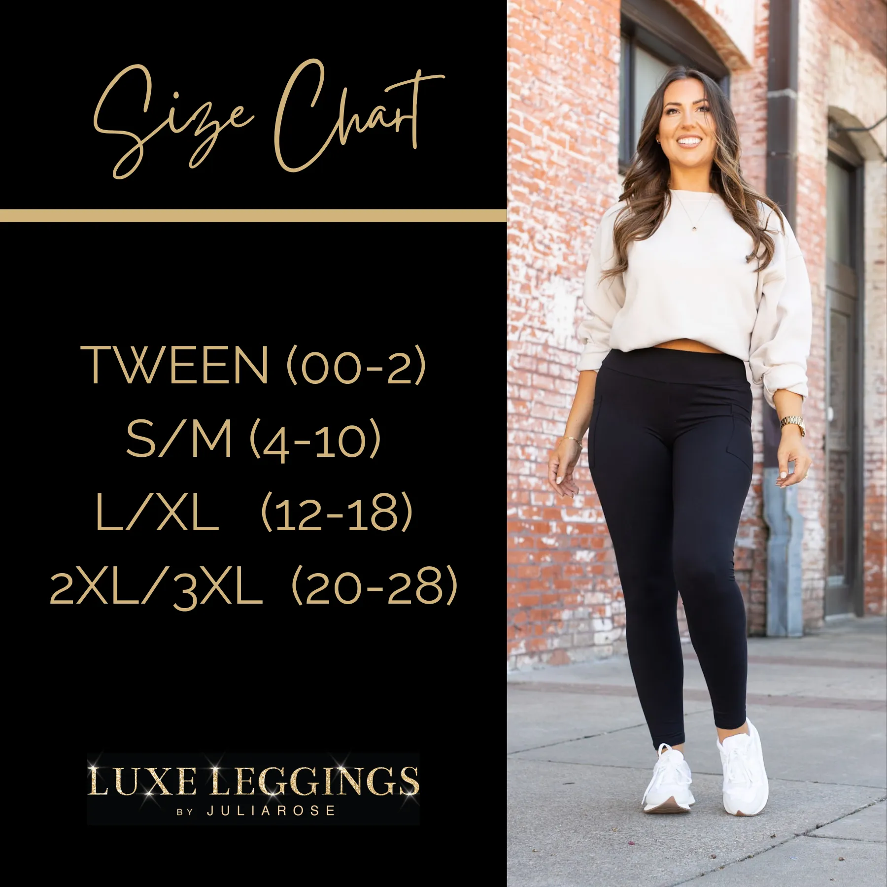 Ready to Ship | The Rachel - Relaxed Fit Black Leggings with Pockets