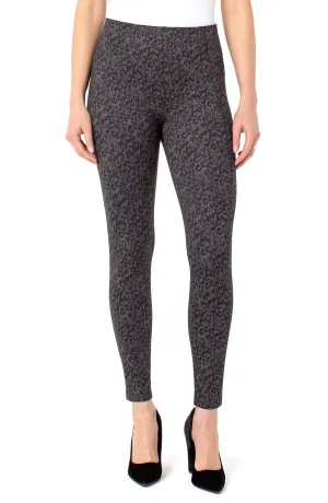 REESE ANKLE LEGGING IN GREY CHEETAH