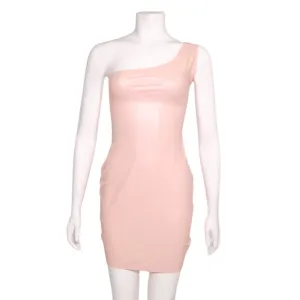 September Blush Latex Dress