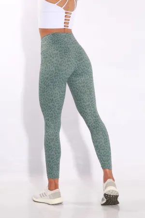Shapewear TNG Staple leggings - green leopard