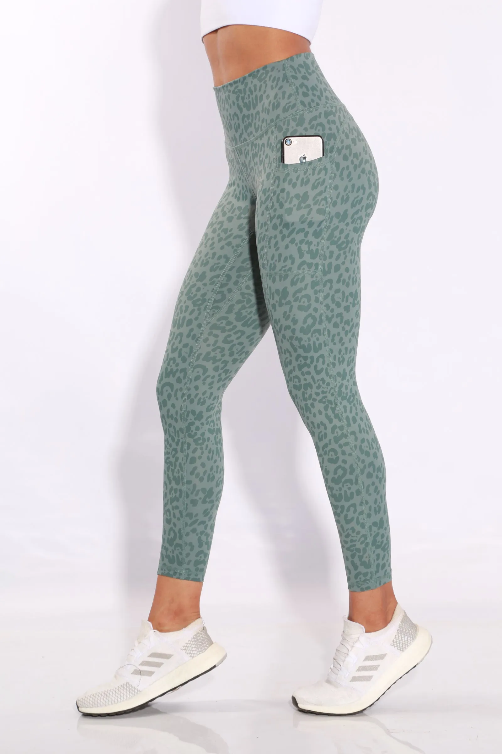 Shapewear TNG Staple leggings - green leopard