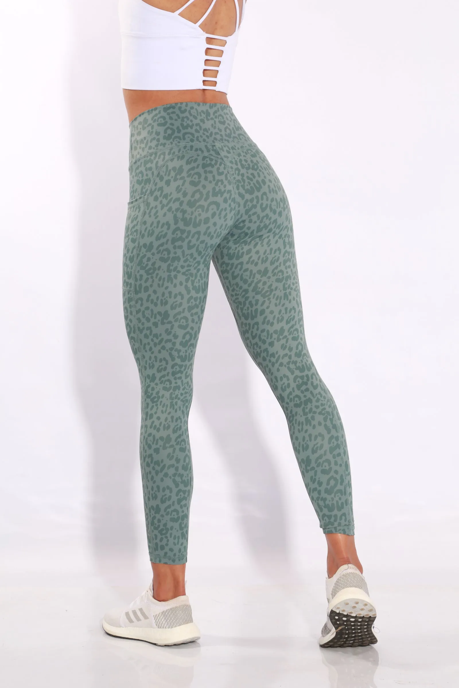 Shapewear TNG Staple leggings - green leopard