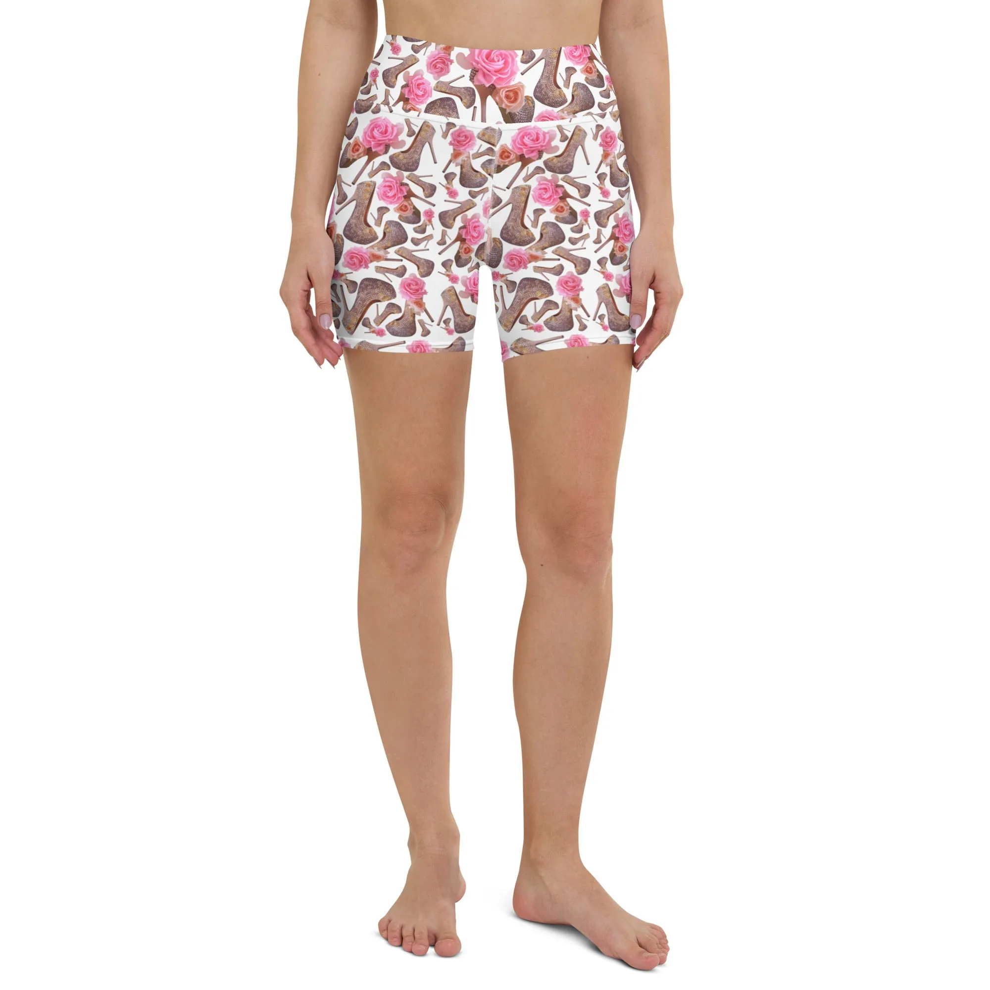 Shorts 'Rose pink flower'