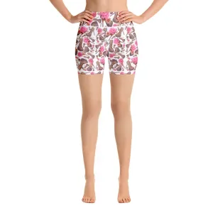 Shorts 'Rose pink flower'