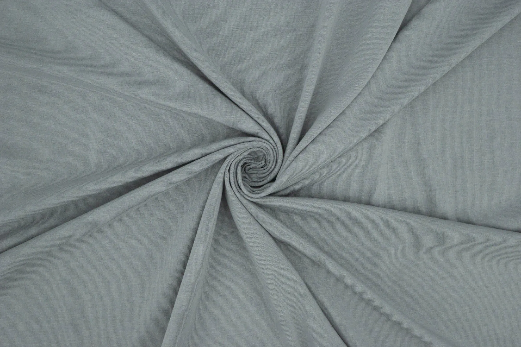 Silver - Tencel Organic Cotton 2X2 Rib - 1/2 metre