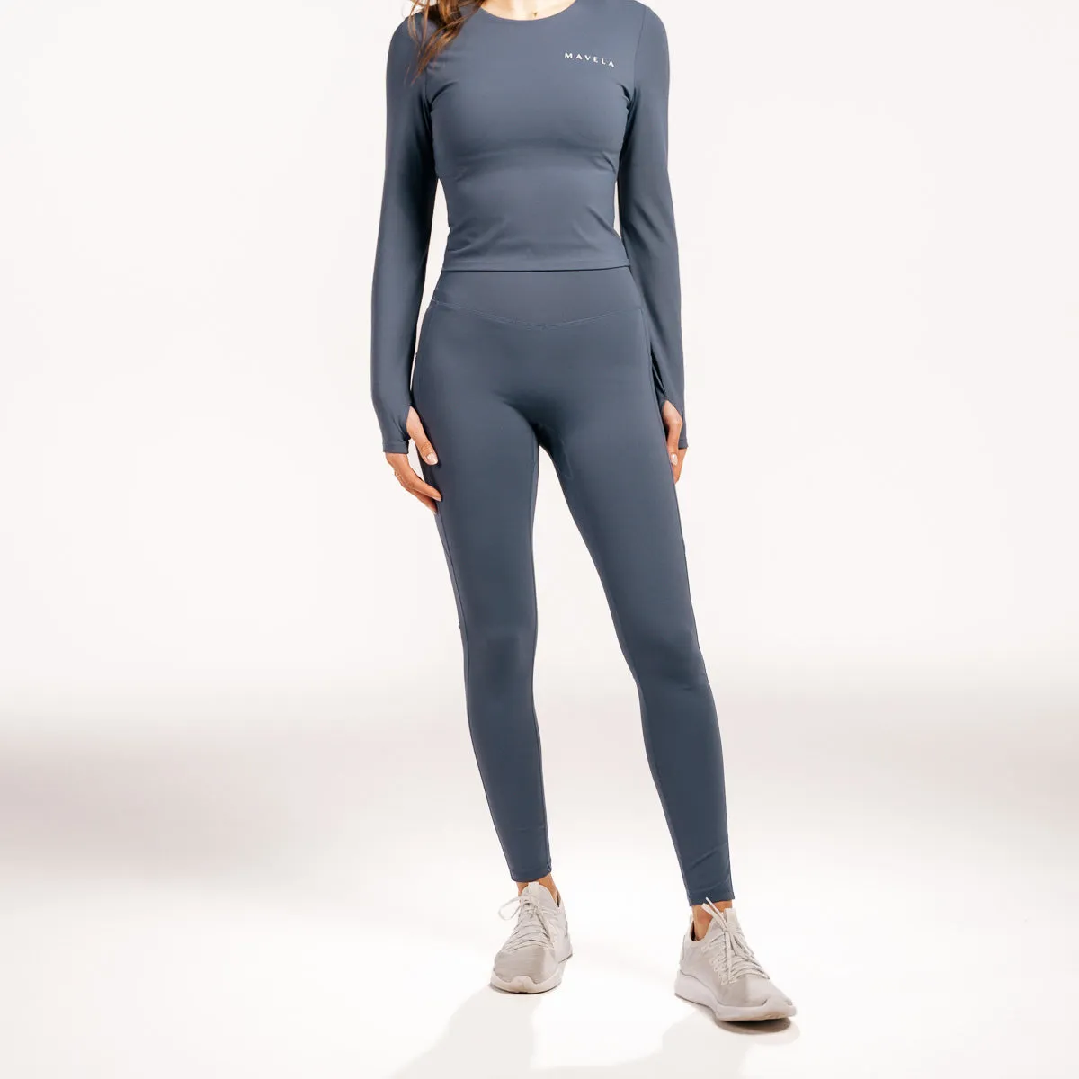Slate Blue Bec Pocket Leggings