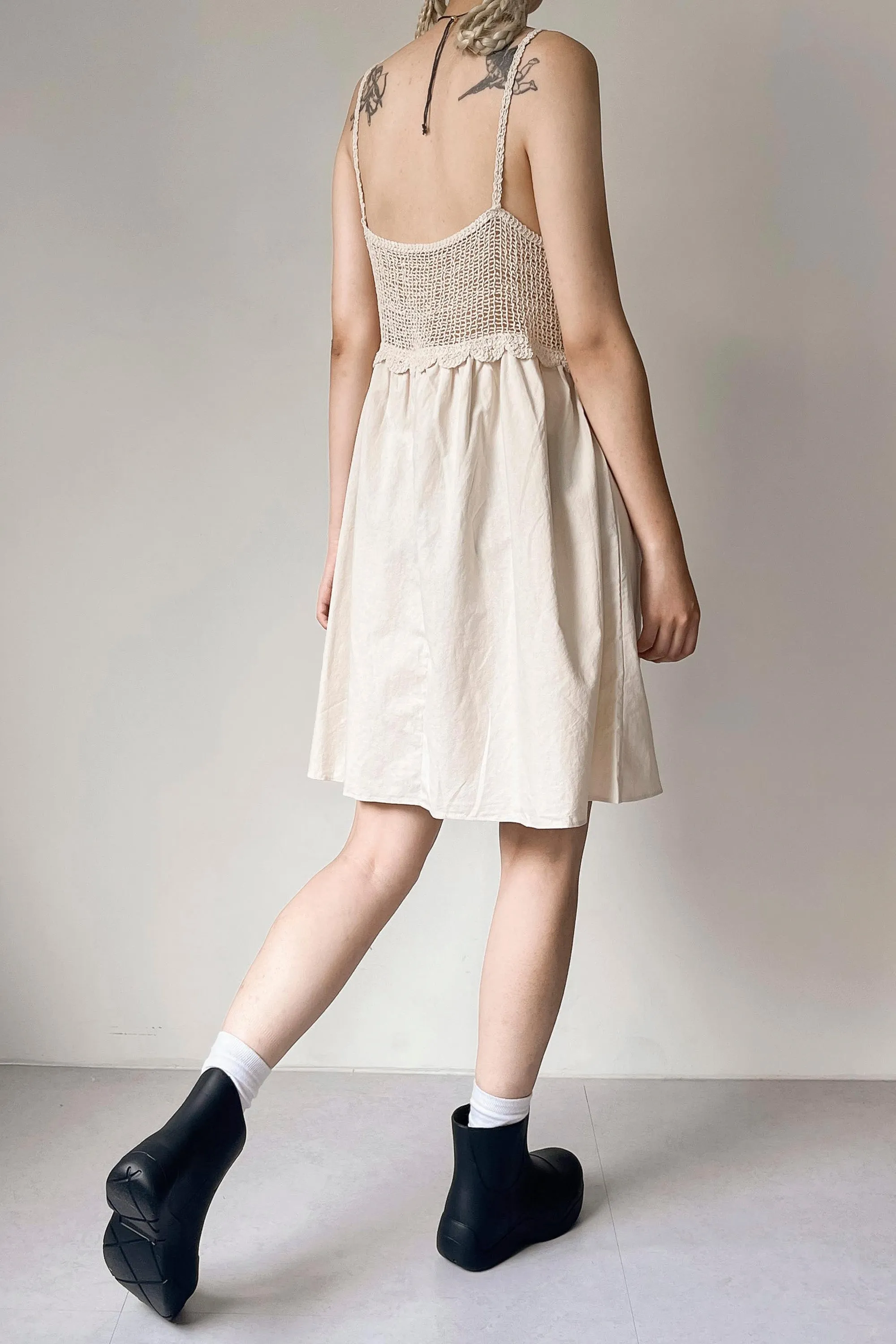 Sophia Crochet Mini Dress