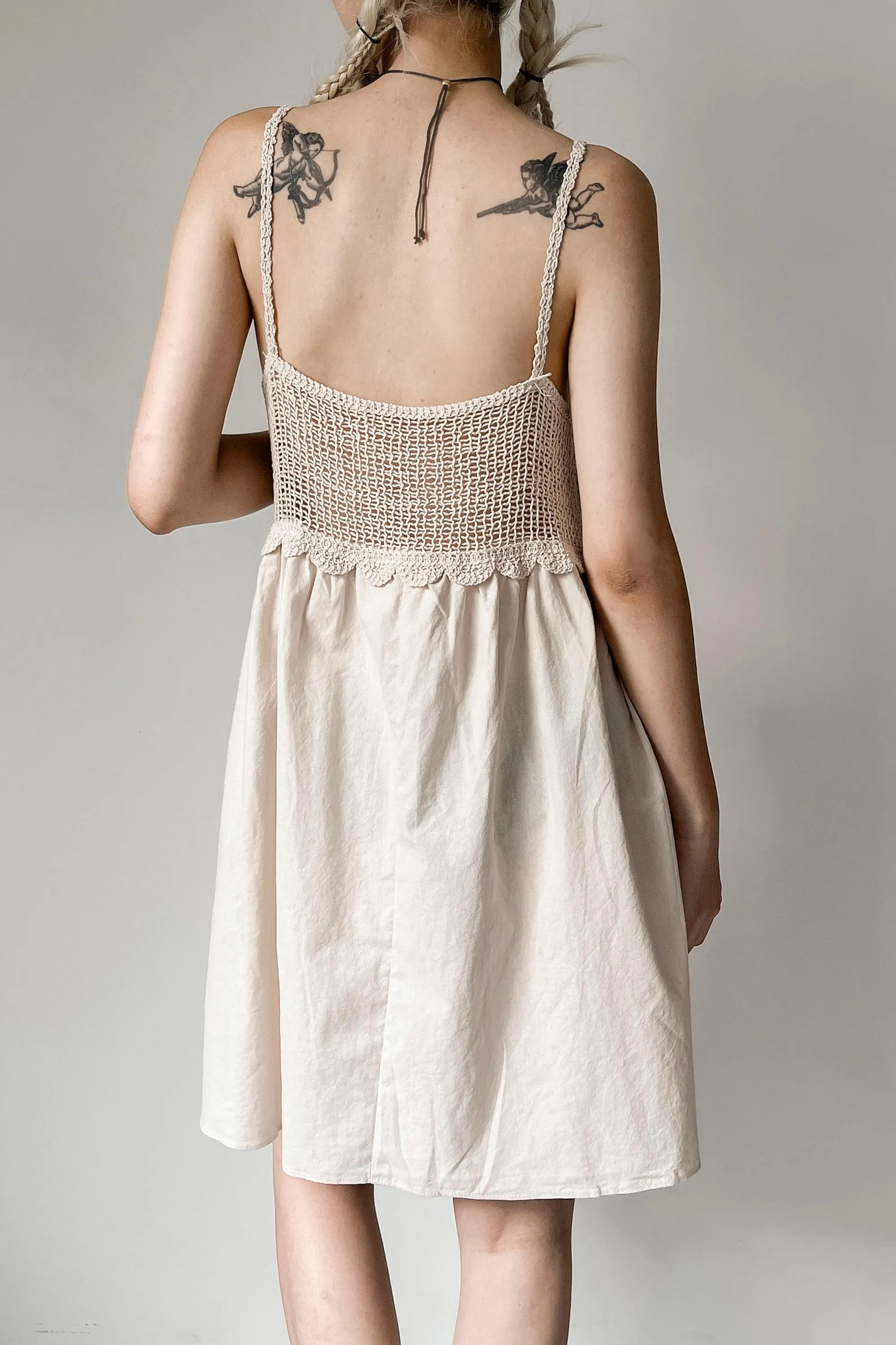 Sophia Crochet Mini Dress