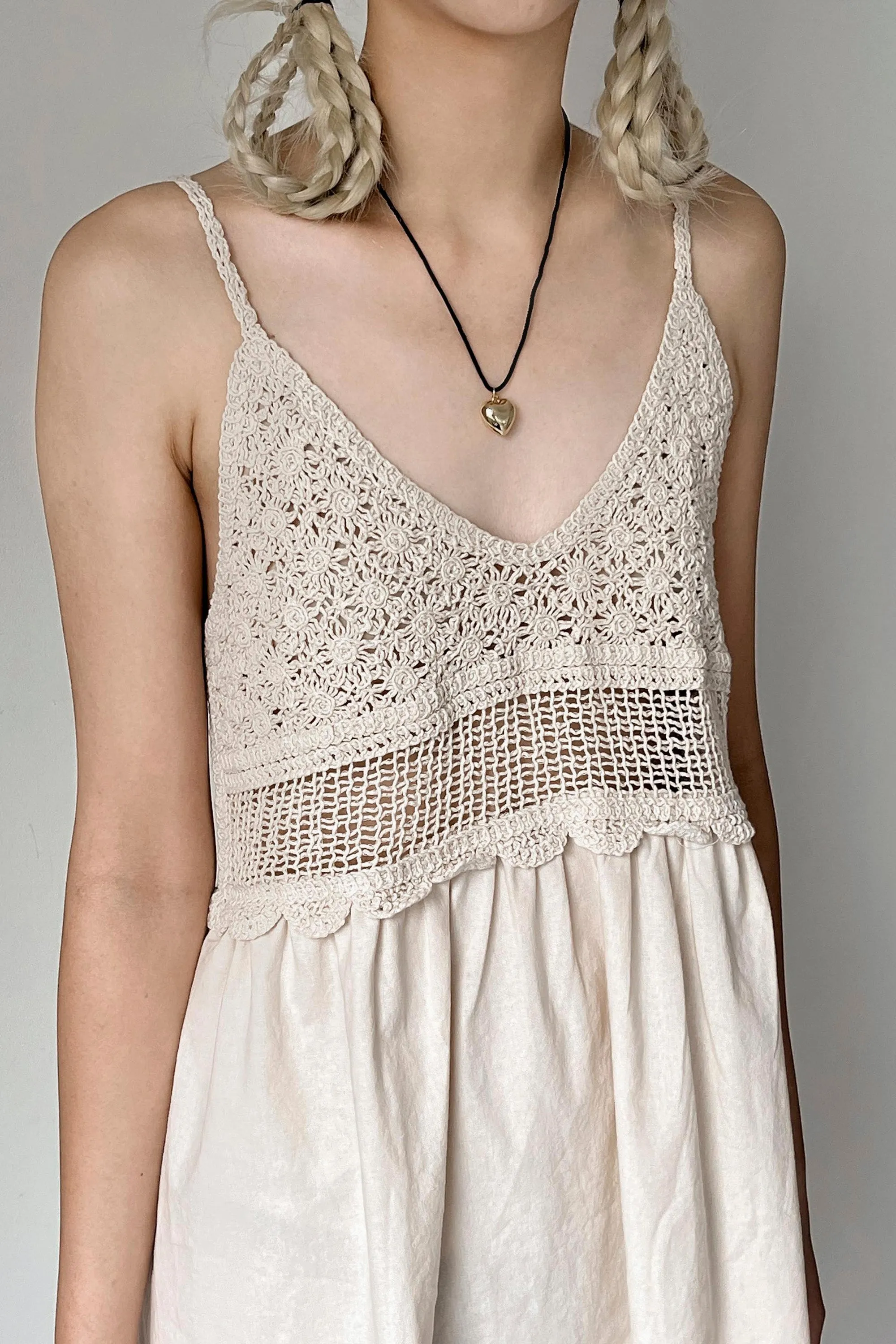 Sophia Crochet Mini Dress