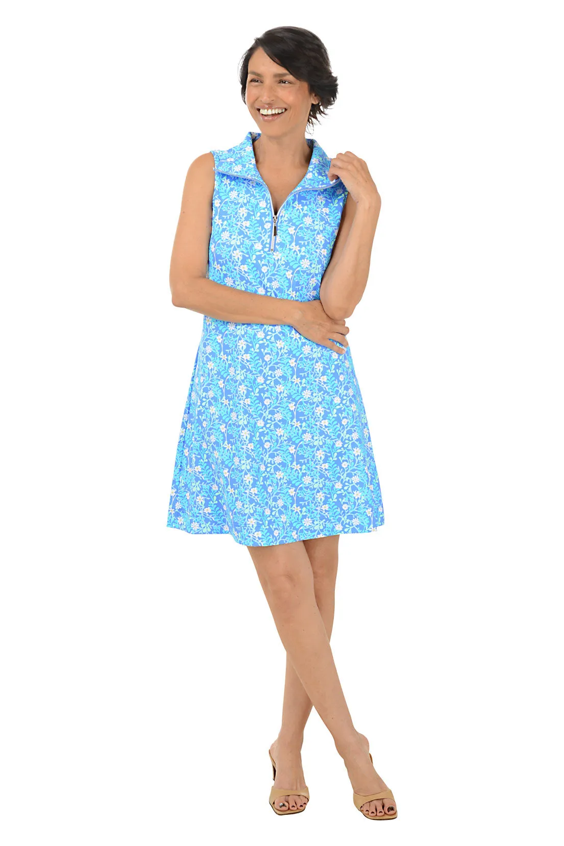 Spring Garden UPF50  Sleeveless Dress