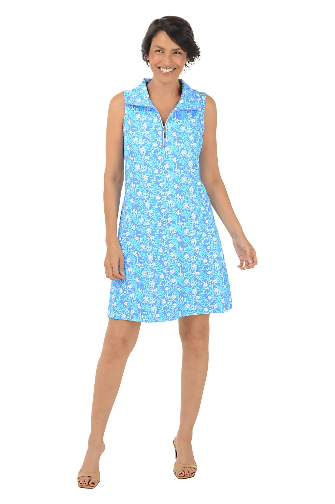 Spring Garden UPF50  Sleeveless Dress