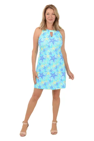 Starfish Explosion UPF50  Keyhole Dress
