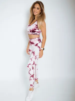 Striped Performance Set Pink