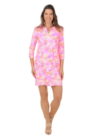 Sunset Grove UPF50  Notch Neck Dress