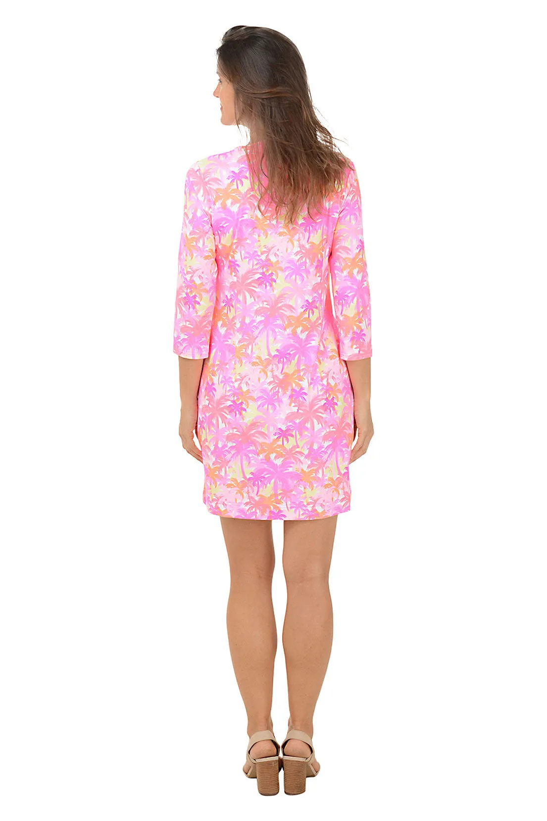 Sunset Grove UPF50  Notch Neck Dress