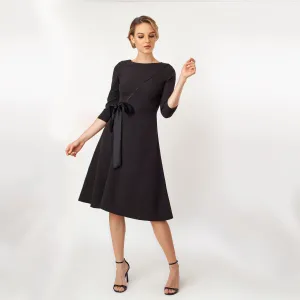 T-Length Side Tie Dress