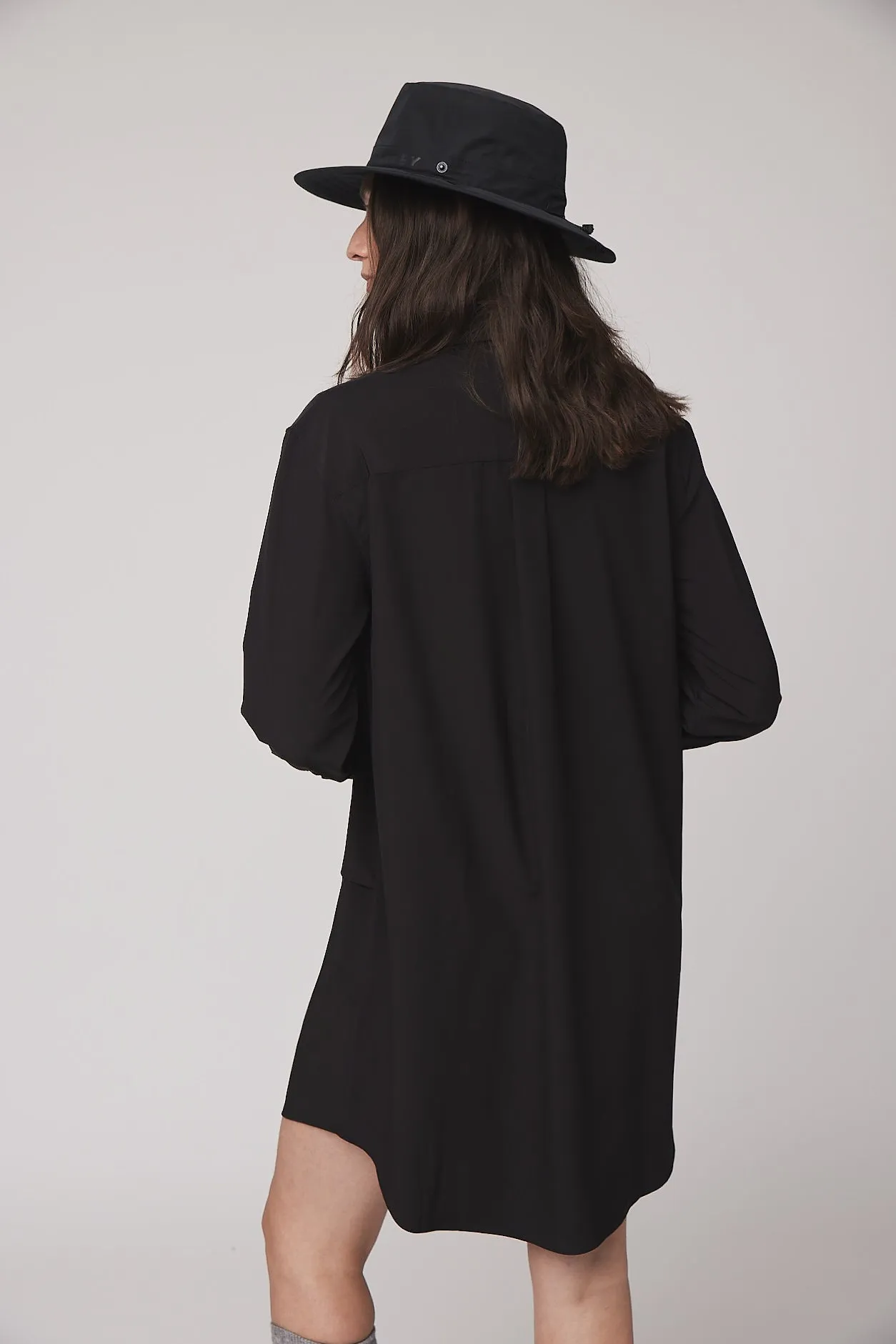 Tech Slk Shirt Dress