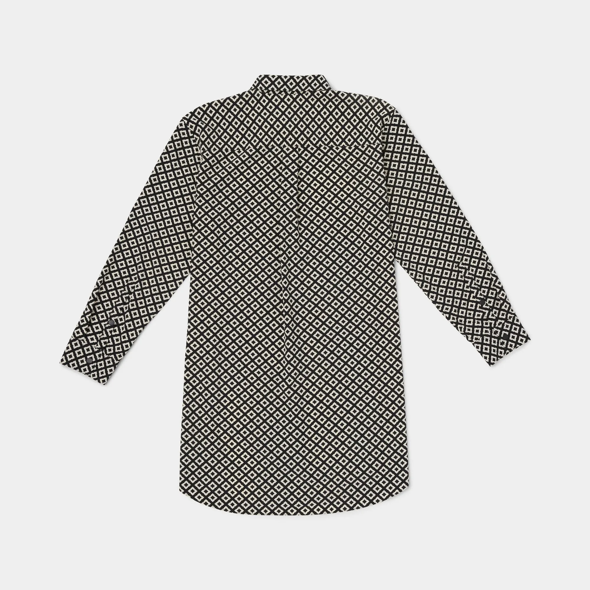 Tech Slk Shirt Dress