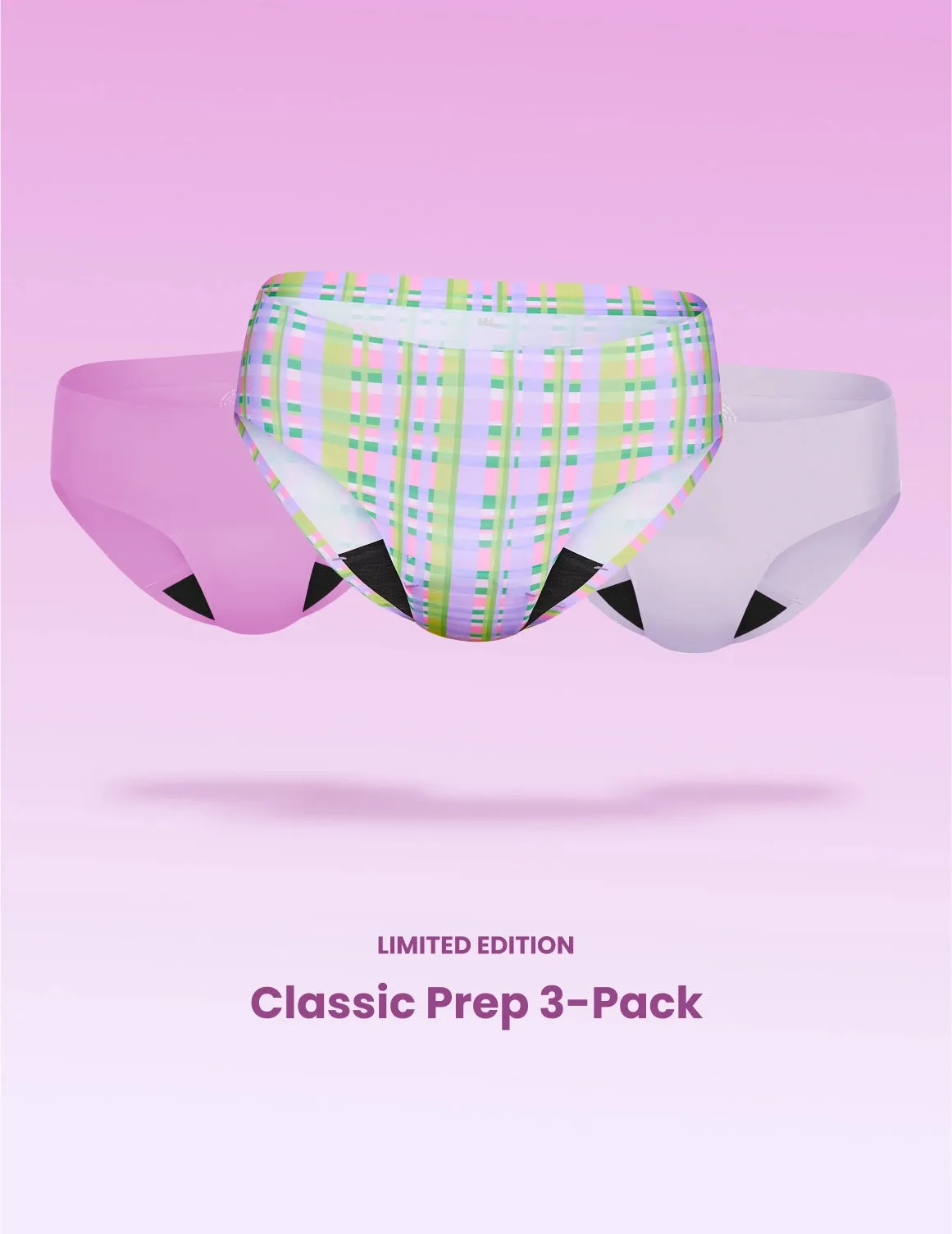 Teen Super Leakproof® No-Show Bikini 3-Pack