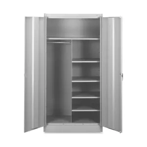 Tennsco Combination Wardrobe/Storage Cabinet