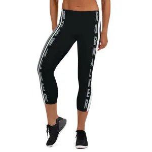 The Nellie Pinstripe  Capri Leggings