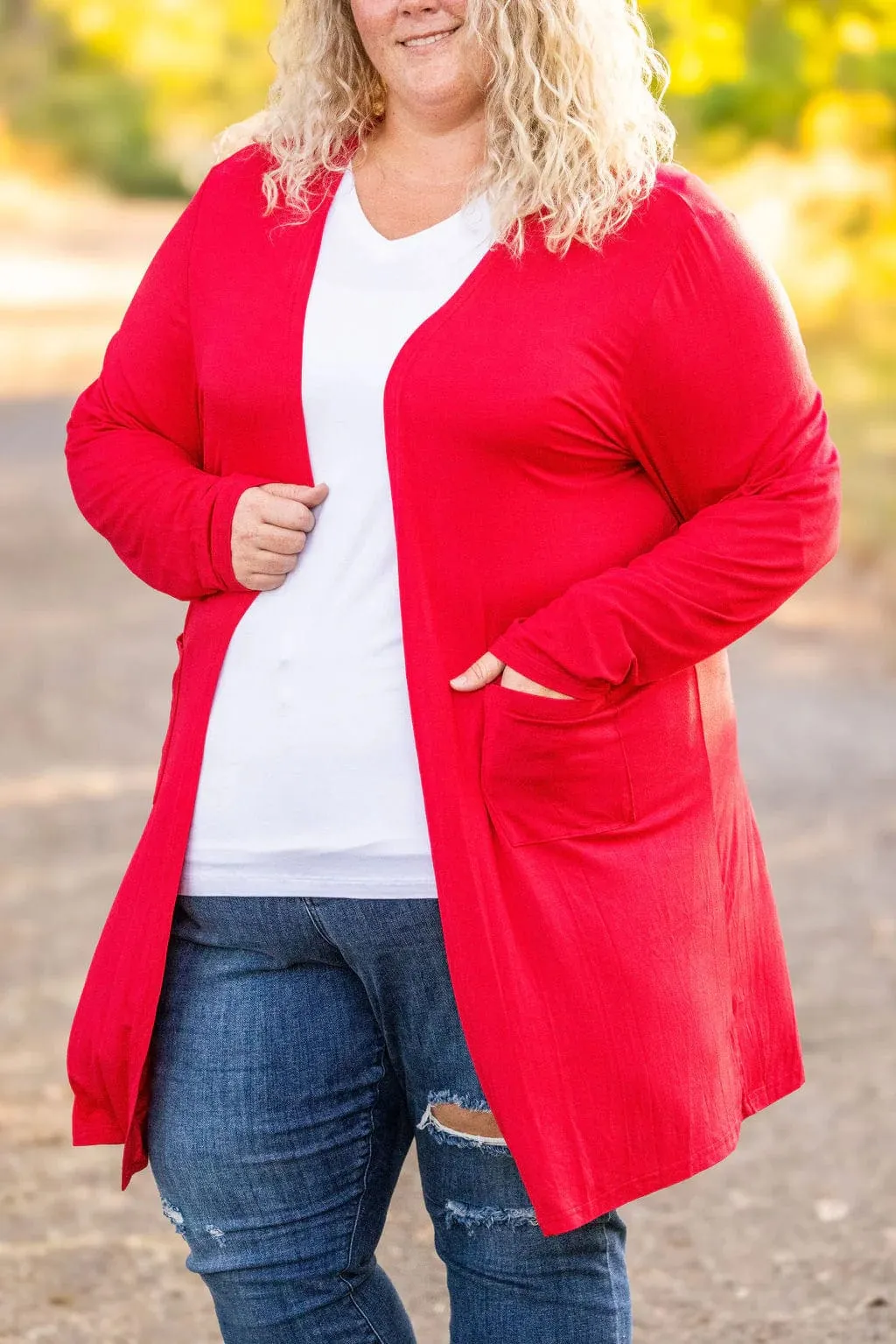 Tinley Luxe Tissue Weight Pocket Cardigan in Solids (9 colors)
