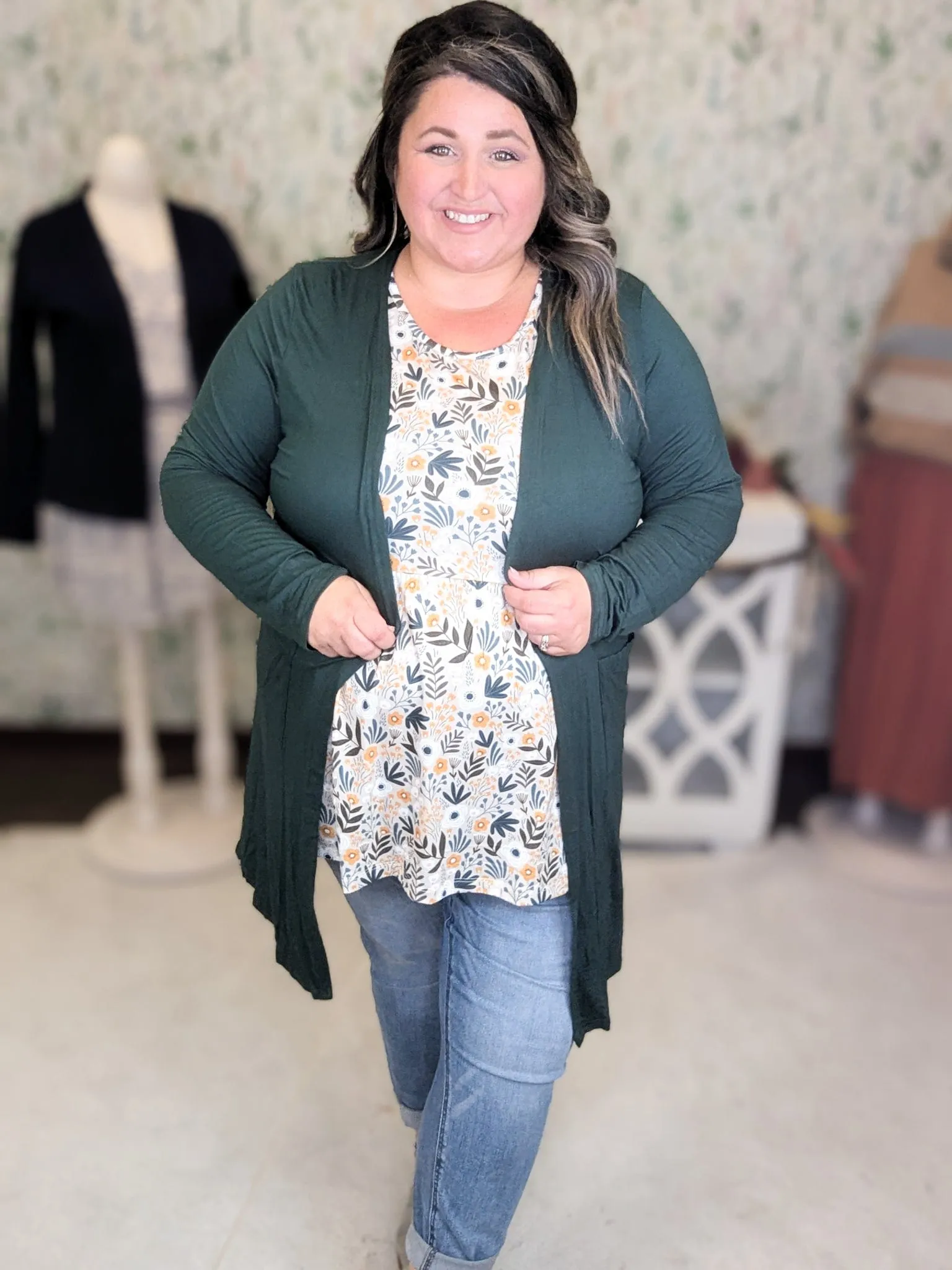 Tinley Luxe Tissue Weight Pocket Cardigan in Solids (9 colors)