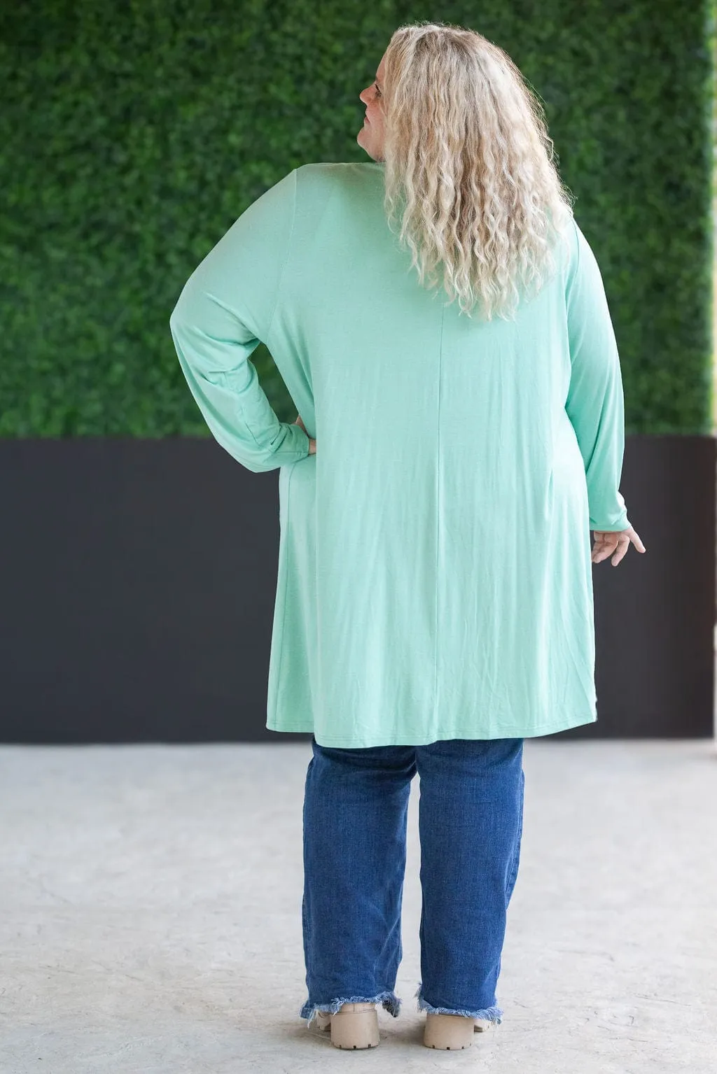 Tinley Luxe Tissue Weight Pocket Cardigan in Solids (9 colors)