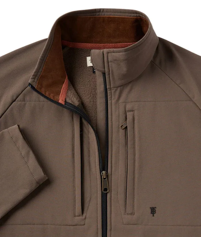 TOM BECKBE PERFORMANCE FLEECE JACKET - TARMAC