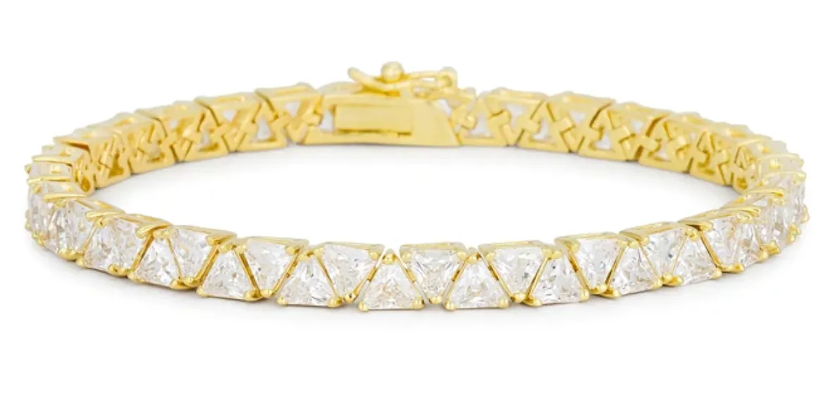 Tri-Me Belle Tennis Bracelet (Gold)