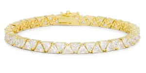 Tri-Me Belle Tennis Bracelet (Gold)