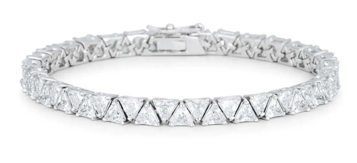Tri-Me Belle Tennis Bracelet (Silver)