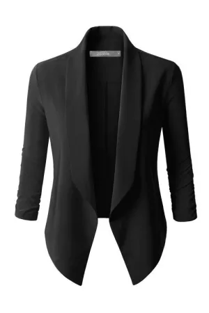 Tuxedo Power Blazer (Black)