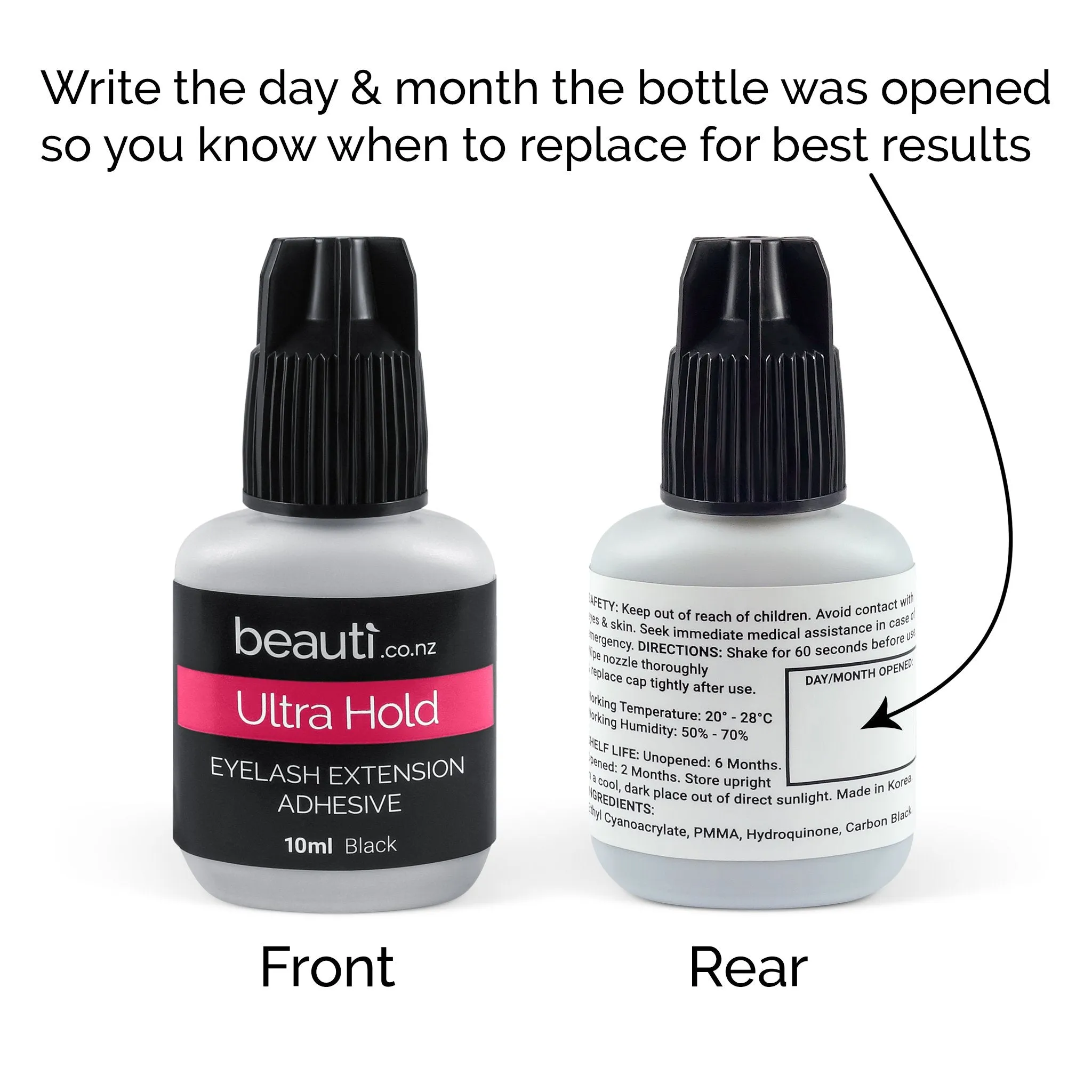 Ultra Hold Eyelash Extension Adhesive - 10ml
