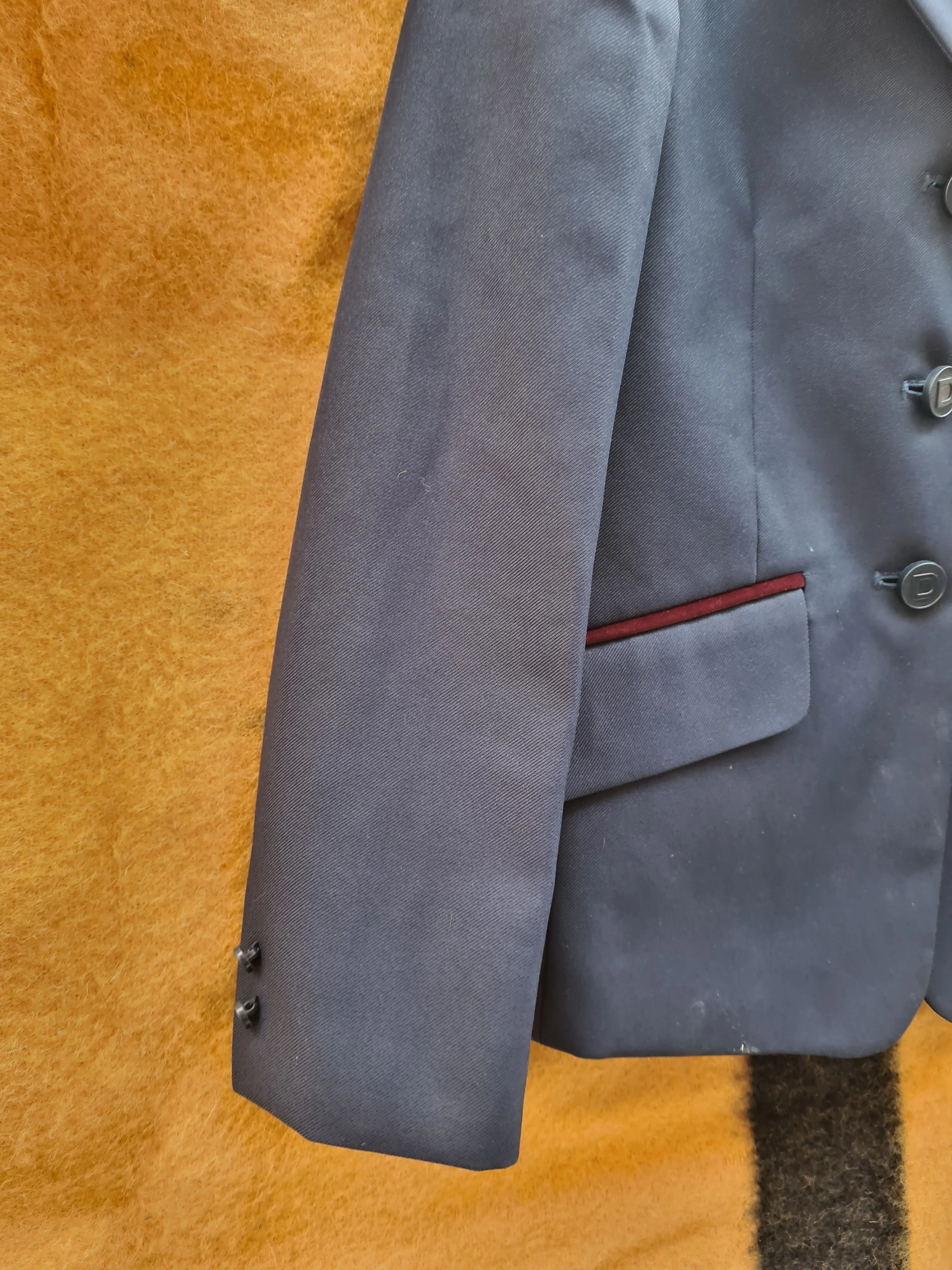 Used age 10 and 14 Dublin navy show jacket FREE POSTAGE 🔵
