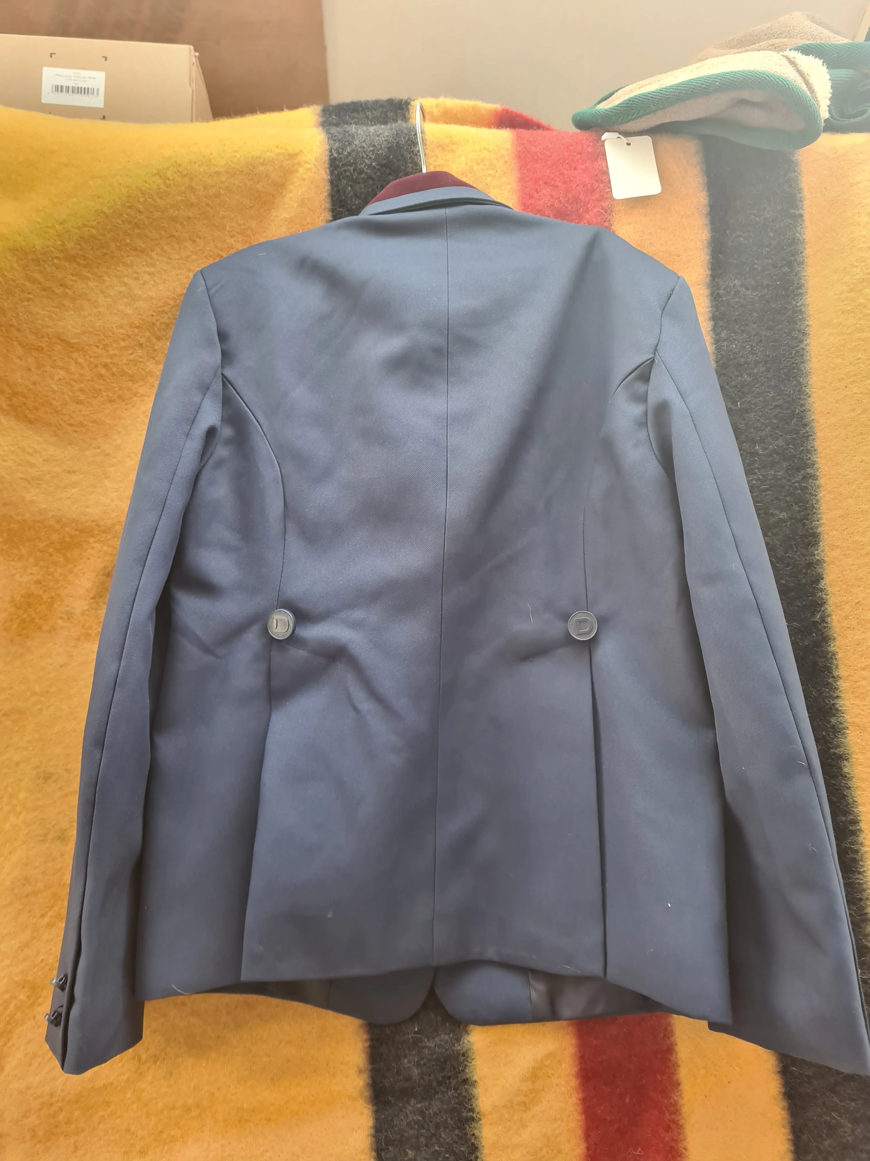 Used age 10 and 14 Dublin navy show jacket FREE POSTAGE 🔵