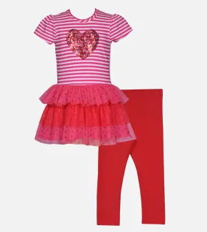 Valentine Ballerina Legging Set