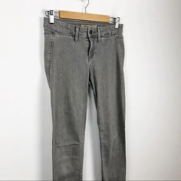 Vince Seamed Skinny Mid-Rise Grey Denim Jegging 27