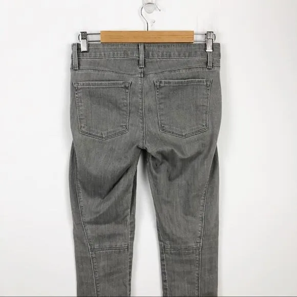 Vince Seamed Skinny Mid-Rise Grey Denim Jegging 27