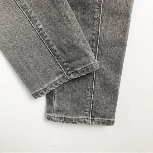 Vince Seamed Skinny Mid-Rise Grey Denim Jegging 27