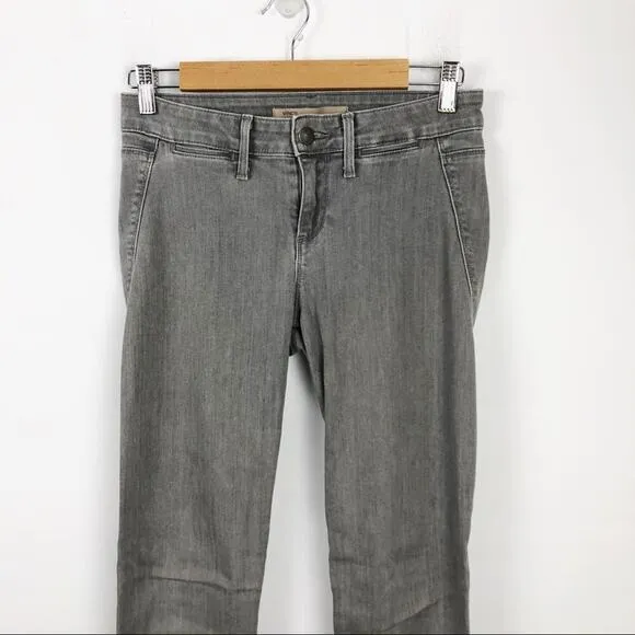 Vince Seamed Skinny Mid-Rise Grey Denim Jegging 27