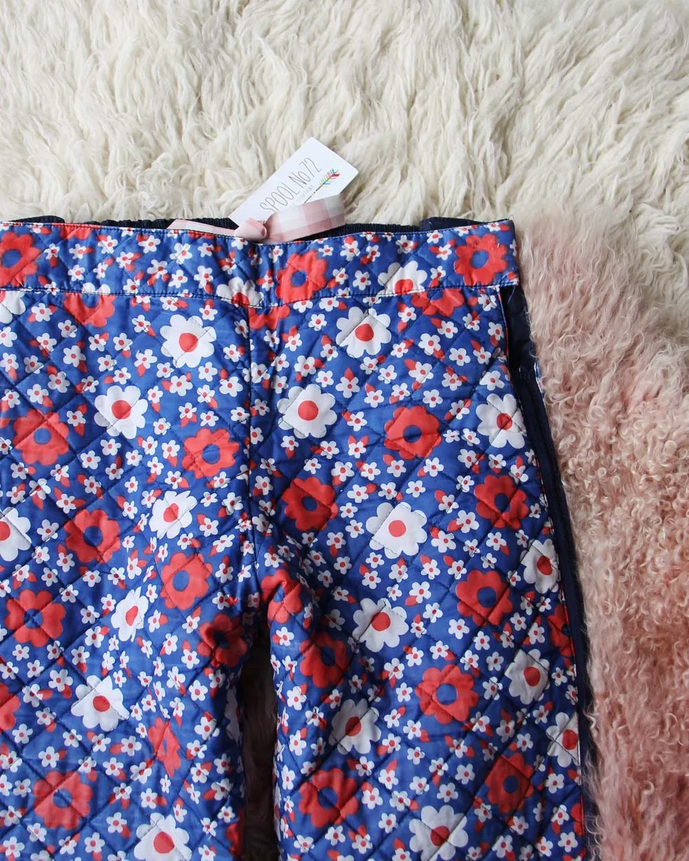 Vintage 70's Daisy Ski Pants