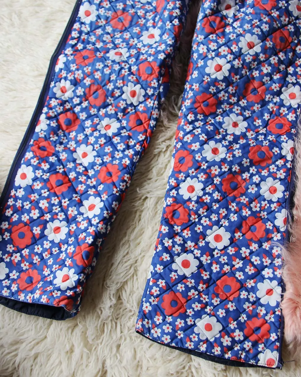 Vintage 70's Daisy Ski Pants