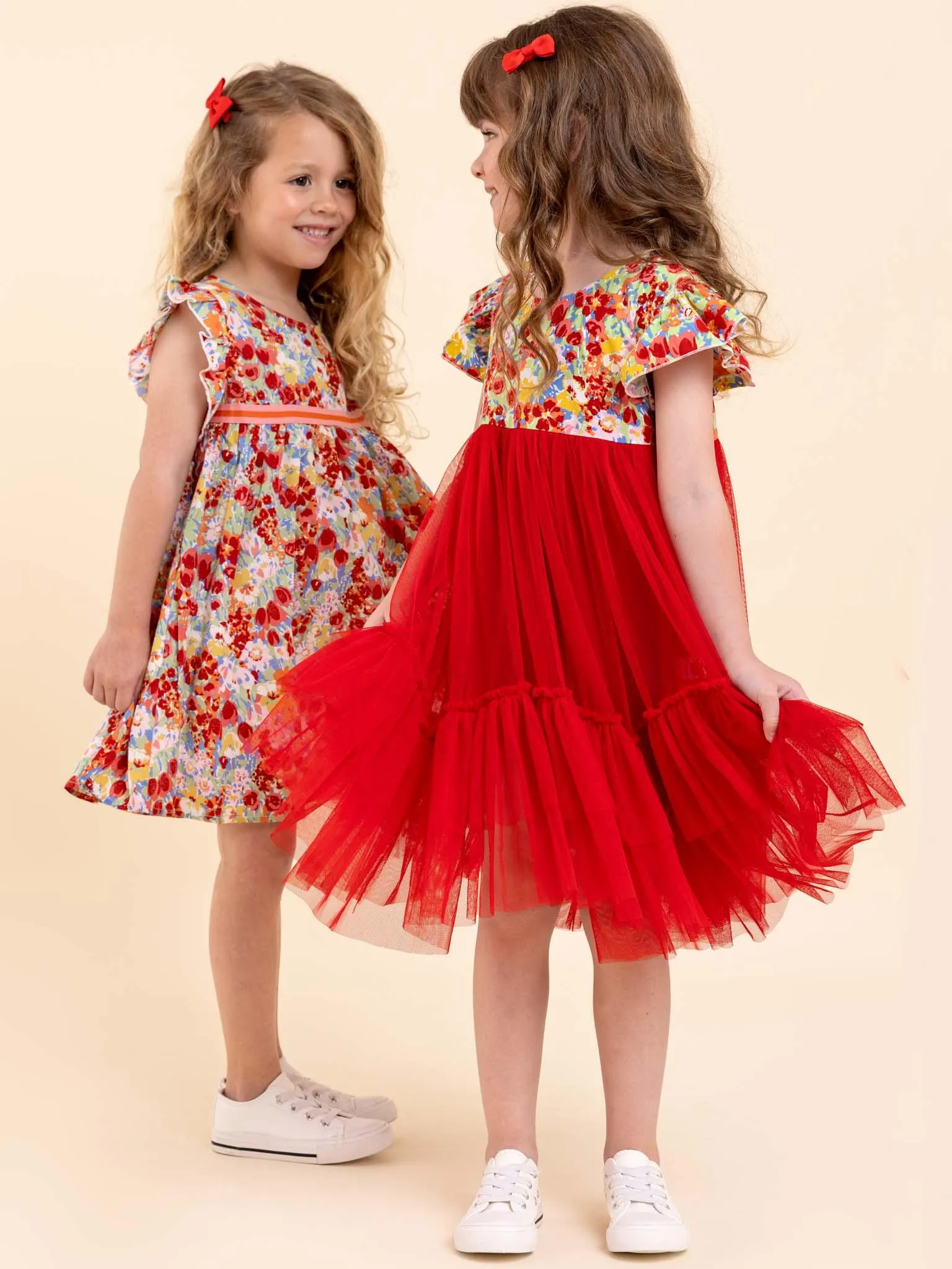 Vivienne Red Wildflower Dress