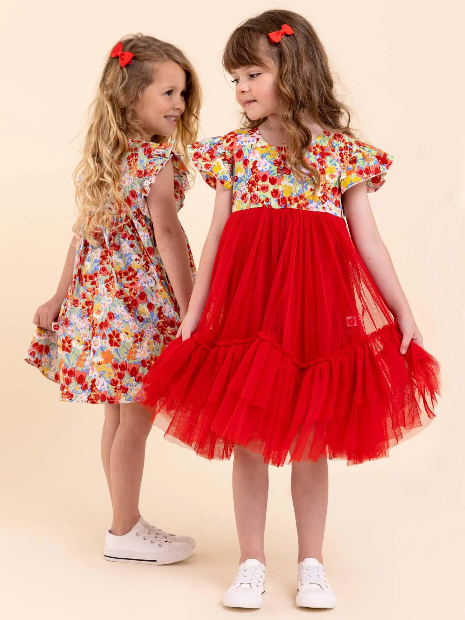 Vivienne Red Wildflower Dress