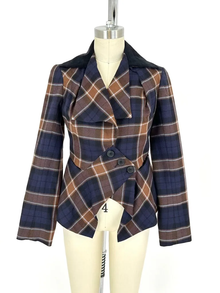 Vivienne Westwood Anglomania Virgin Wool Peplum Jacket