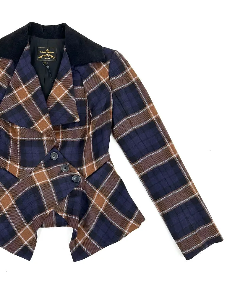 Vivienne Westwood Anglomania Virgin Wool Peplum Jacket