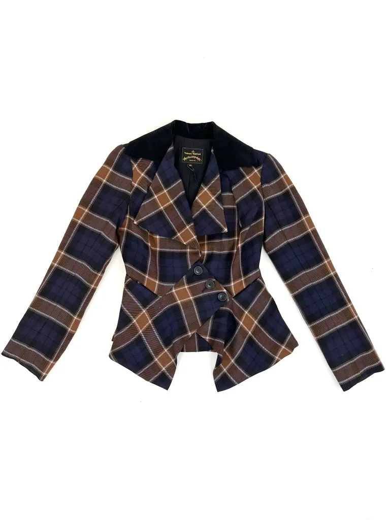 Vivienne Westwood Anglomania Virgin Wool Peplum Jacket