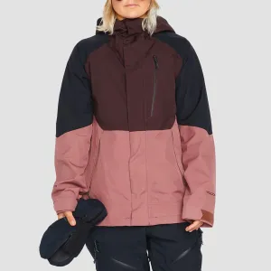 Volcom Aris Gore-Tex Snow Jacket Black Plum - Womens