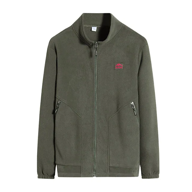 West Louis™ Autumn Stand Collar Windproof Fleece Jacket